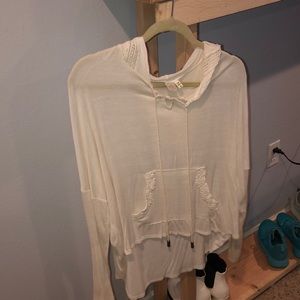 swimsuit coverup/ light hoodie